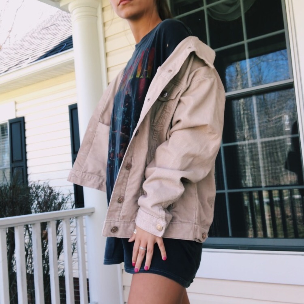 Light Pink Corduroy Jacket